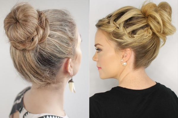 Braided Top Knot hairstyle